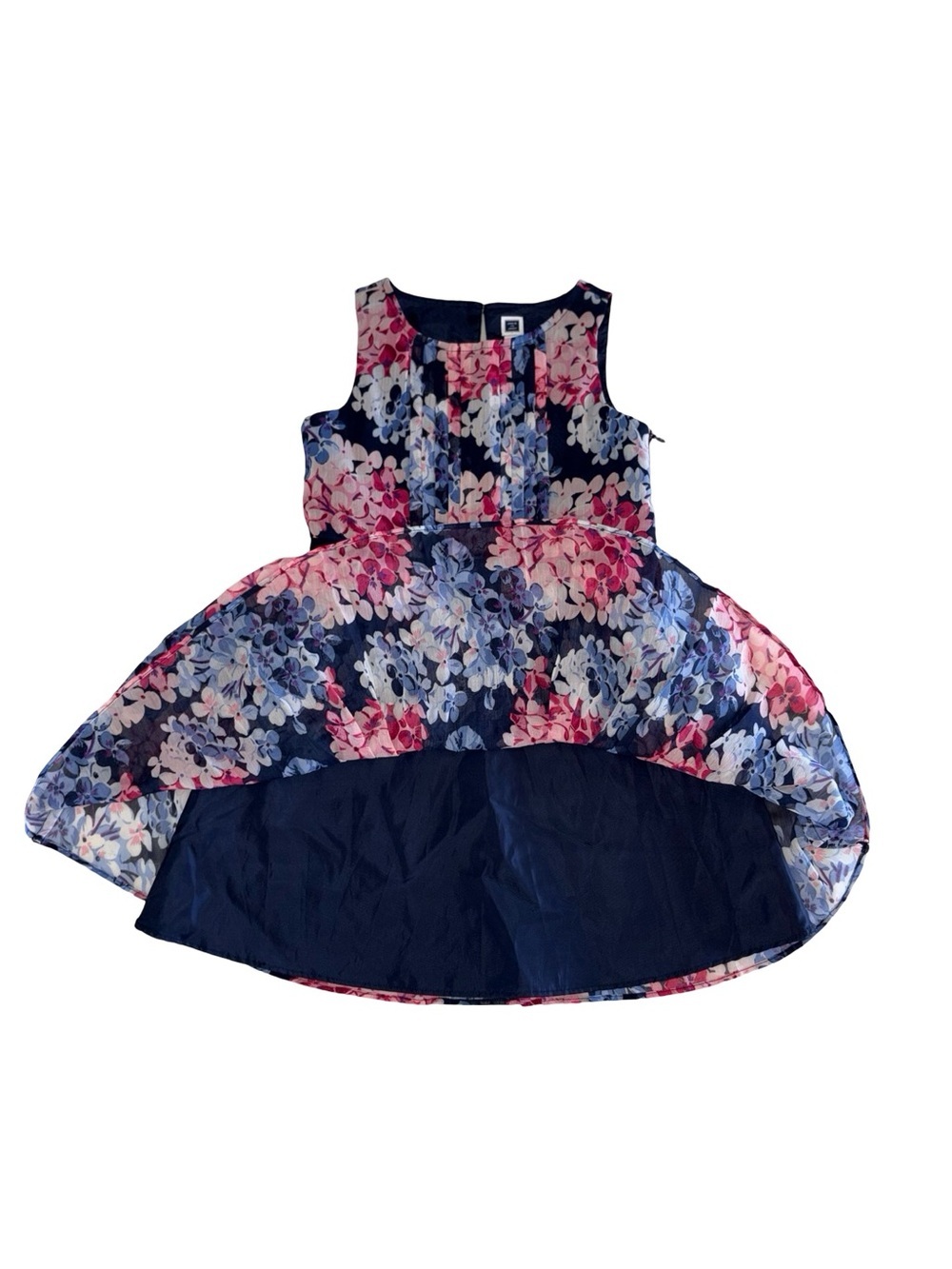 Janie and Jack Parkside Social Hydrangea Chiffon Dress – Girls Size 4 *flaw* - Picture 3 of 9